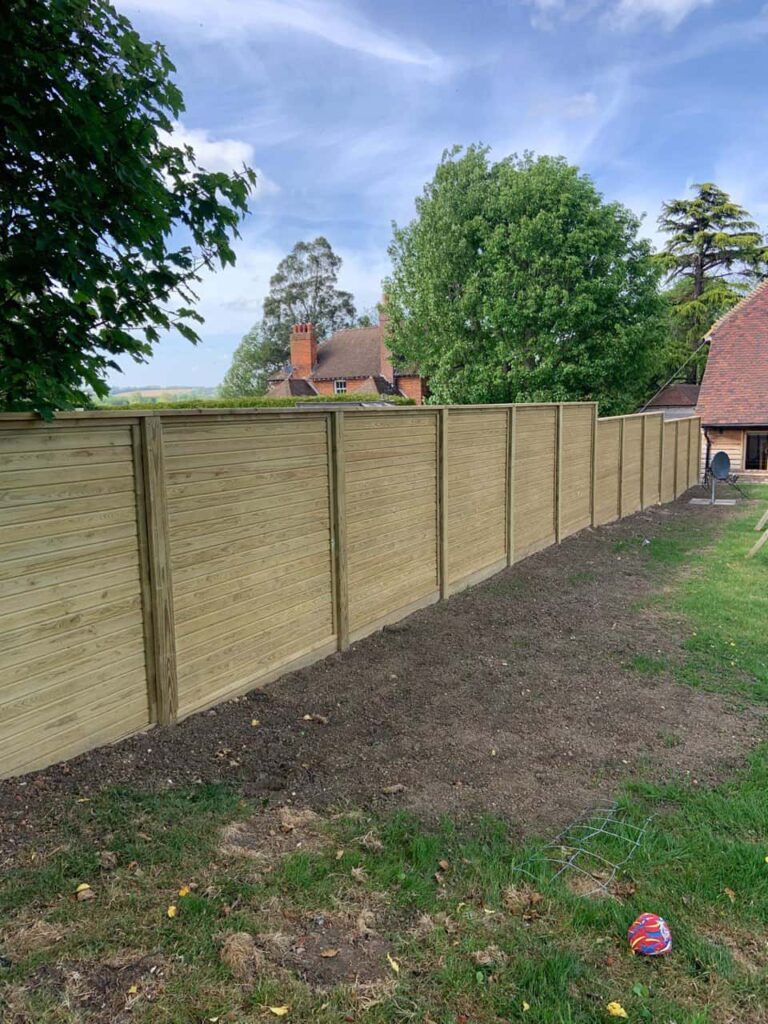 This is a photo of an acoustic fence installed by Fast Fix Fencing Fordham